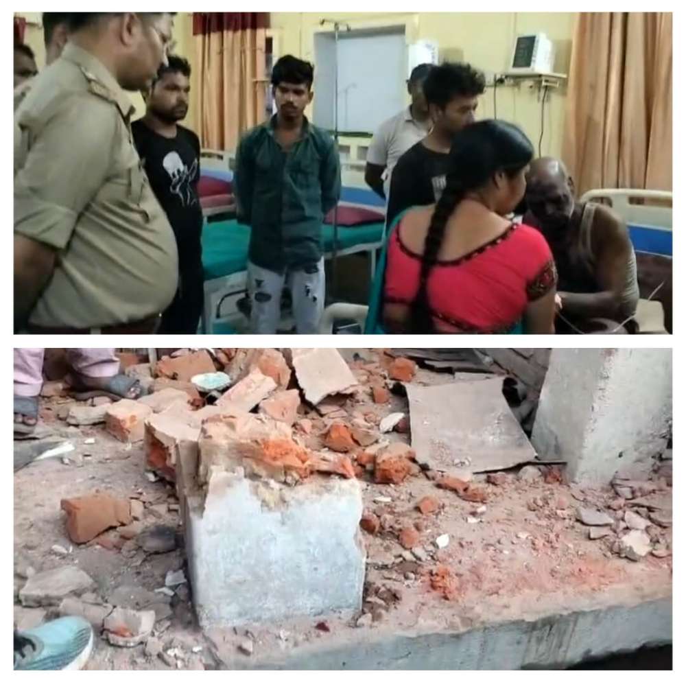 मुगलसराय में गुब्बारा गैस सिलेंडर ब्लास्ट, जोरदार धमाके से दहशत 1 गंभीर समेत 3 घायल। || KashiKiAawaz