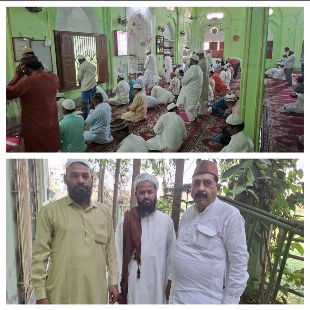 मुगलसराय, अलीनगर में अलविदा नमाज शांतिपूर्ण संपन्न। || KashiKiAawaz